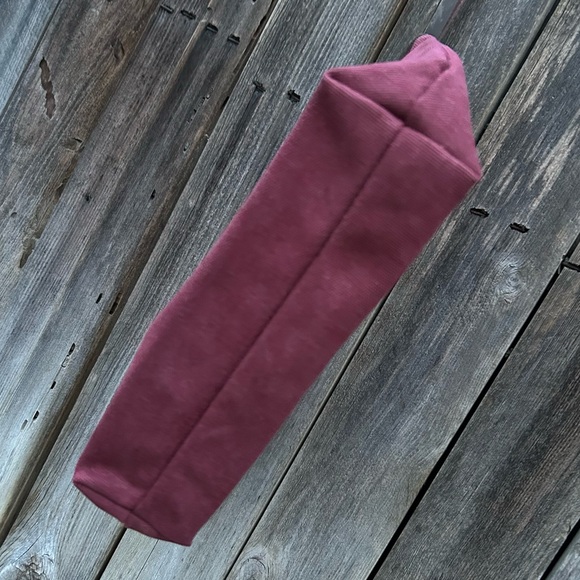 Zede Paris Trocadero Pouch Canvas Leather Bordeaux - Picture 7 of 16